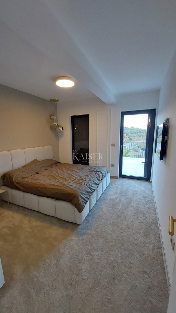 Istra, Buje - luksuzna vila z vinsko kletjo, prostorom za zabavo, kinom ... pogled na morje in oljčni nasad