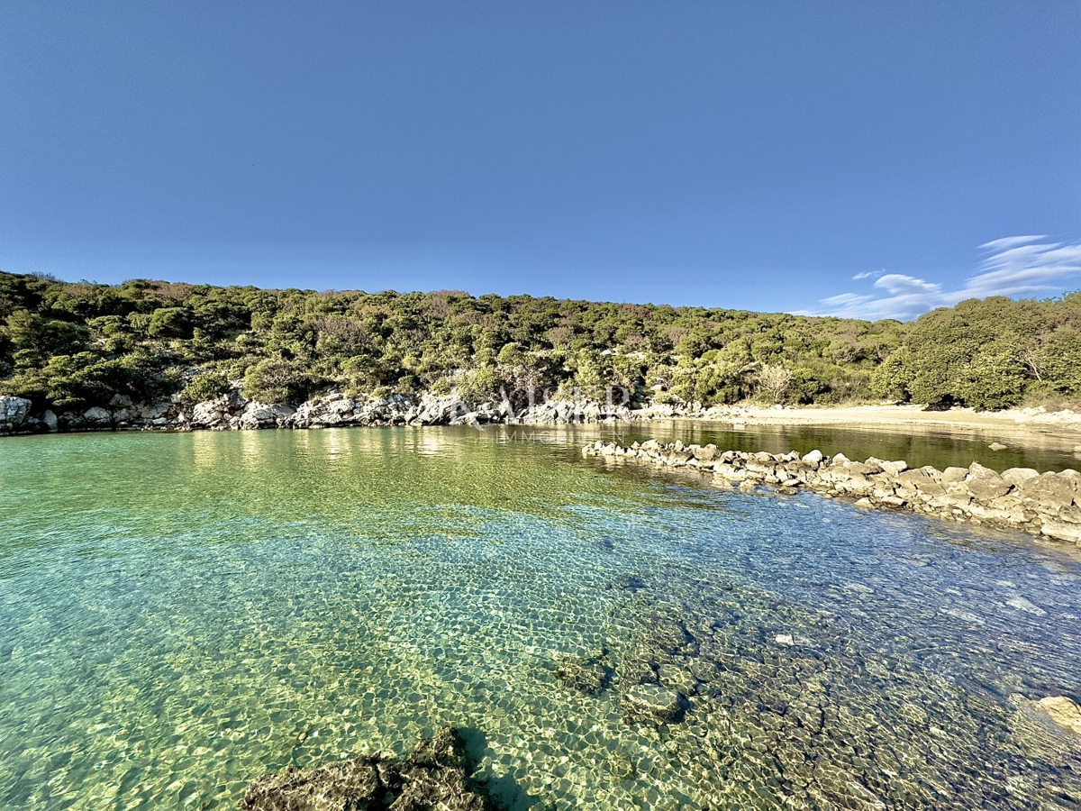 Pag, Potočnica - Družinska vila z bazenom in čudovitim razgledom 100 m od plaže