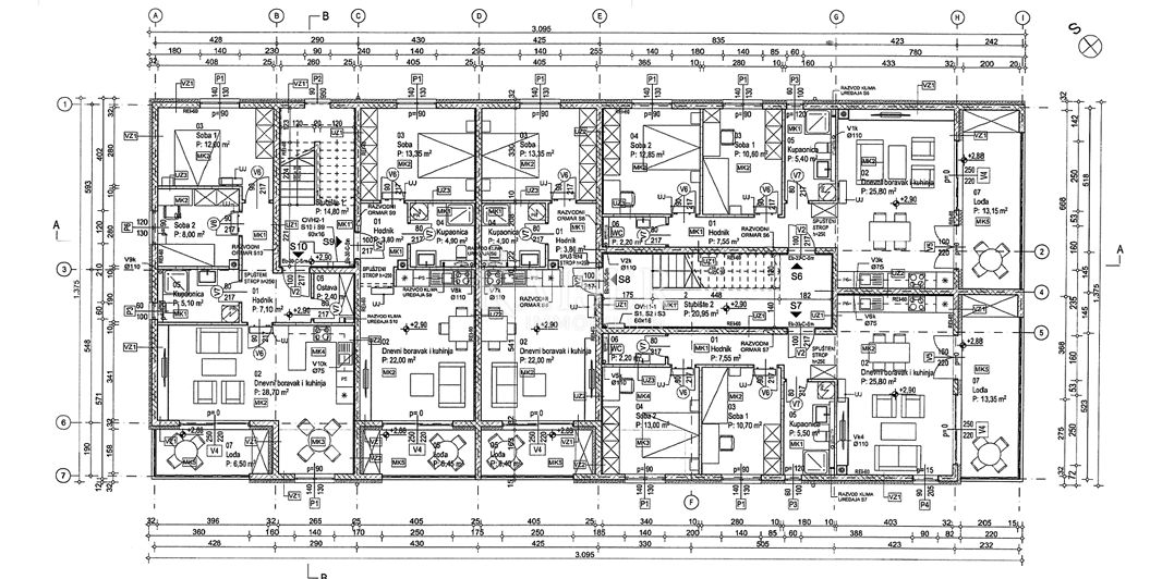 Stanovanje Dražice, Jelenje, 62,70m2