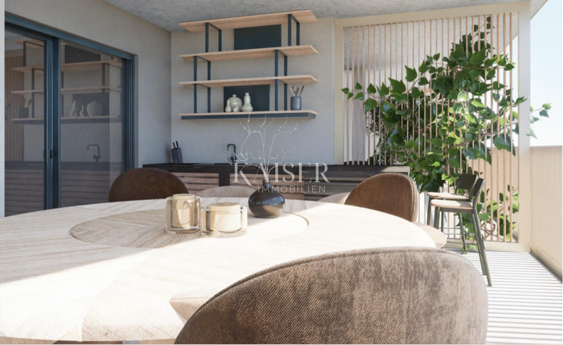 Umag, Istra, penthouse s pogledom na morje v luksuzni stavbi