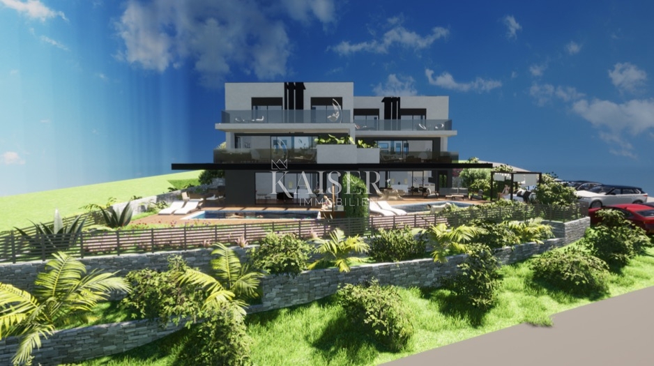 Krk, Punat - vrhunsko dvonadstropno stanovanje 126m2, pogled na morje