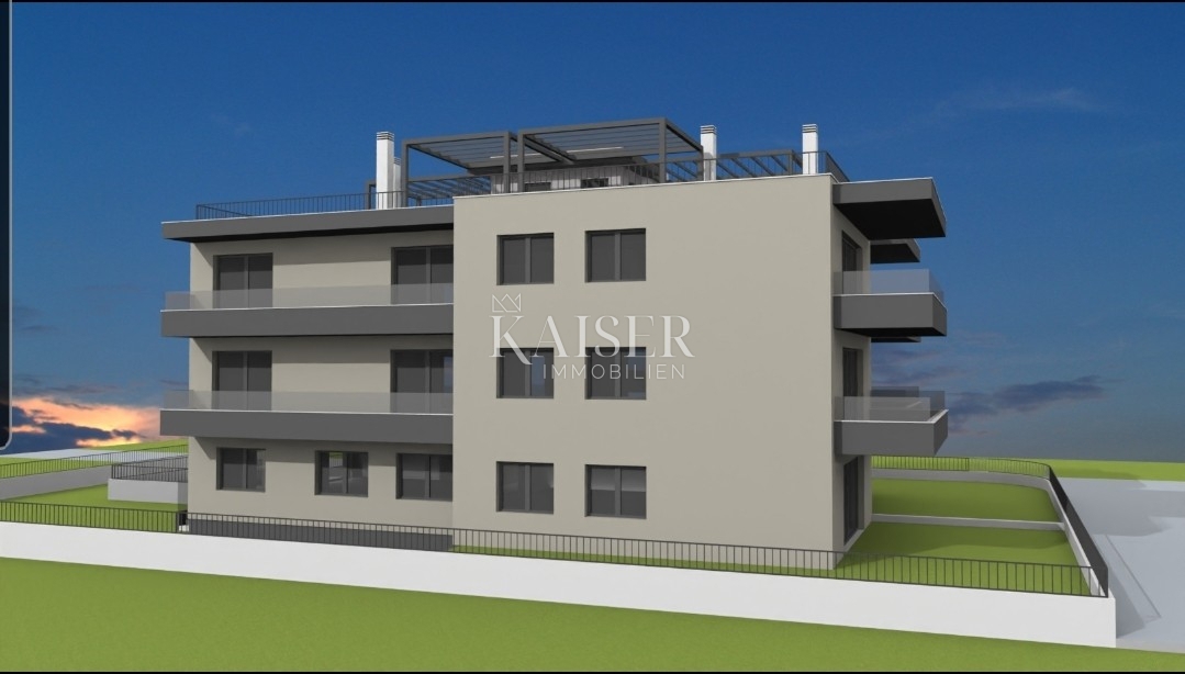 Sukošan AP2 66,86 m² velik 1 spalnica + dnevna soba, ločen WC