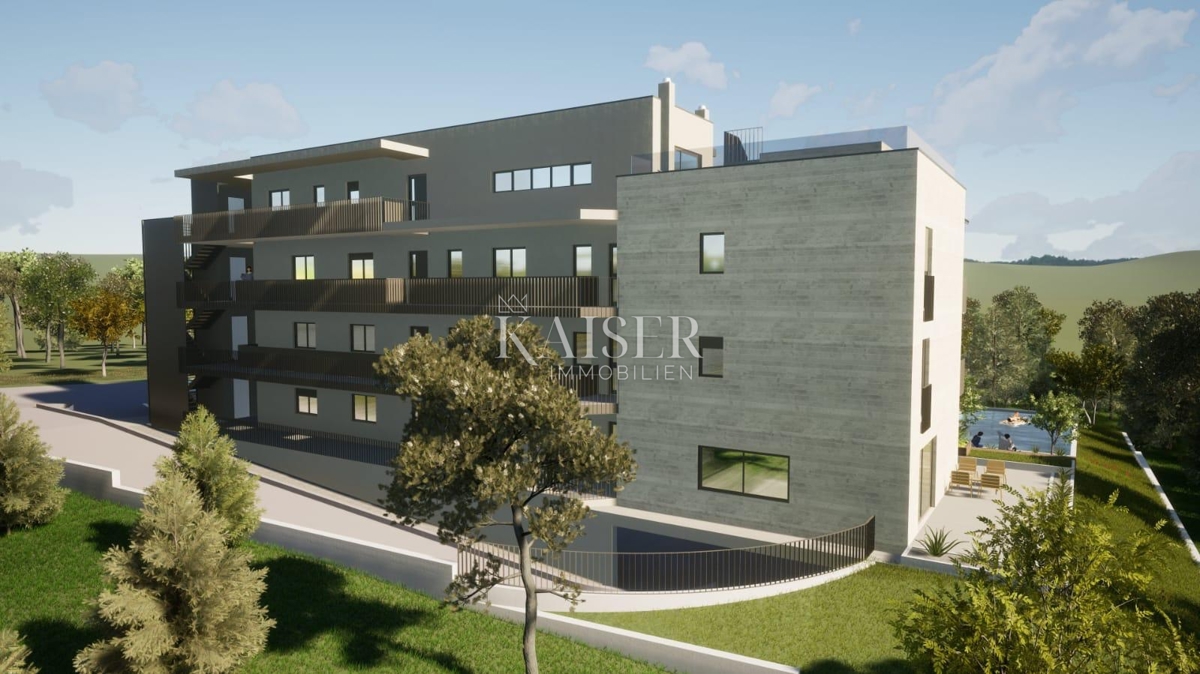 Istra - Poreč, stanovanje z dvigalom in bazenom, ena spalnica