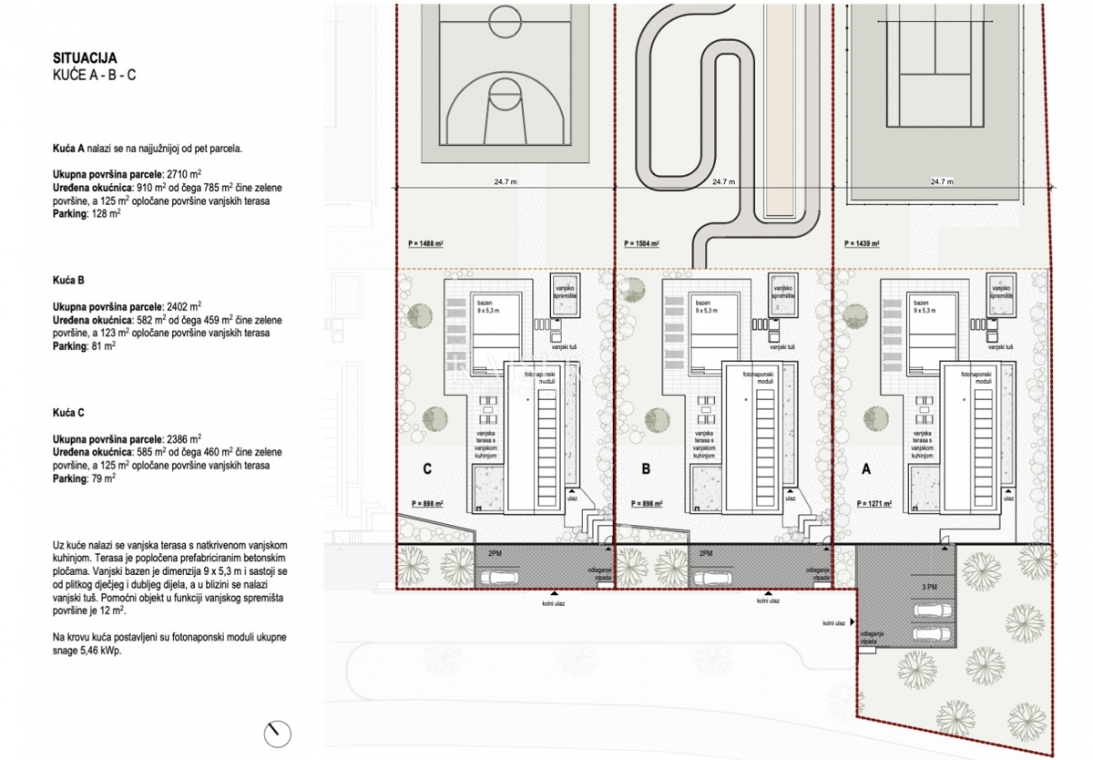 Istra, Labin - vila z bazenom 176 m2 na zemljišču 2.710 m2