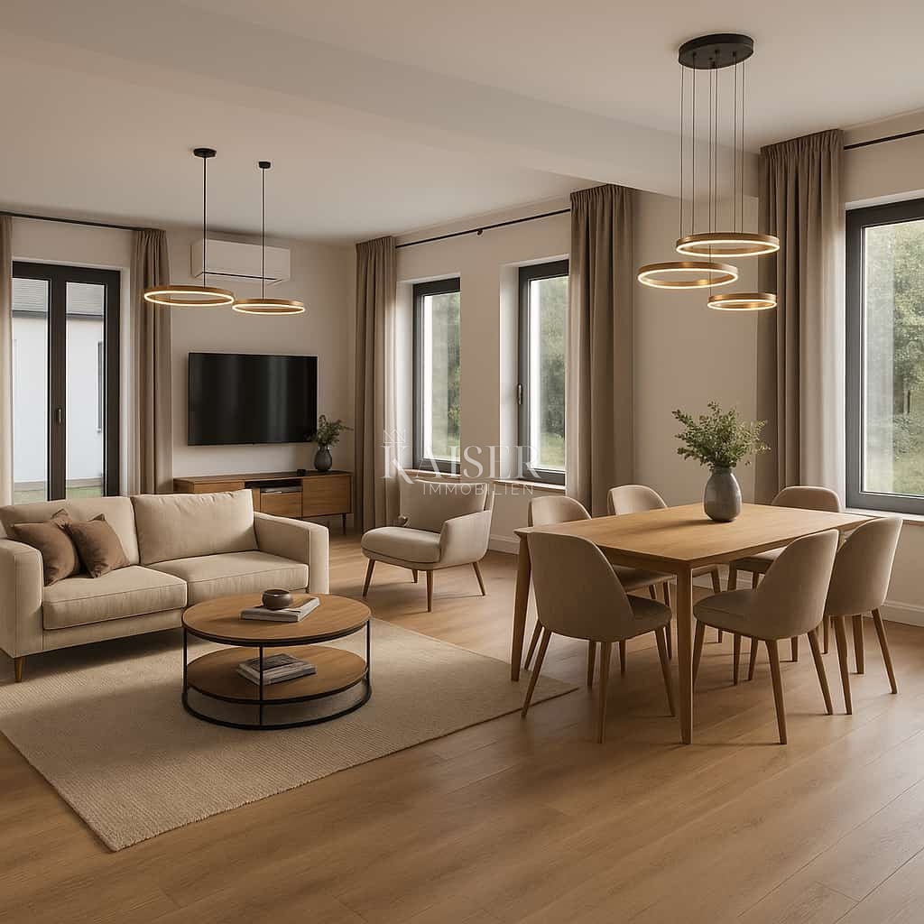 Istra, Labin - novogradnja z zunanjim bazenom, 137 m2