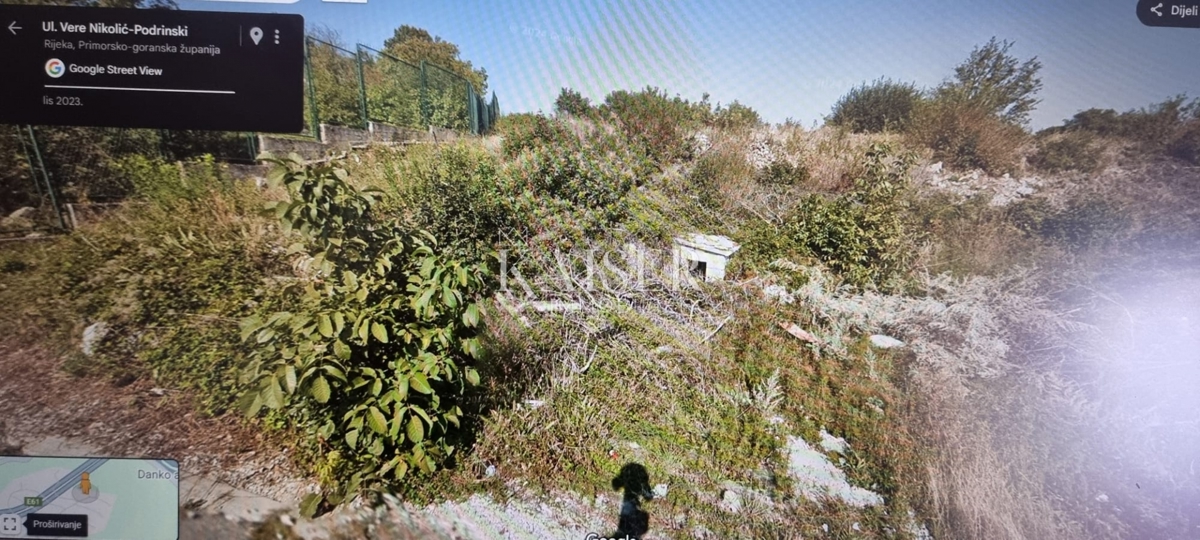  Zazidljivo zemljišče Trsat, Rijeka, 1.278m2