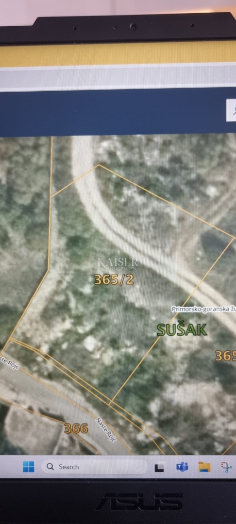  Zazidljivo zemljišče Trsat, Rijeka, 1.278m2