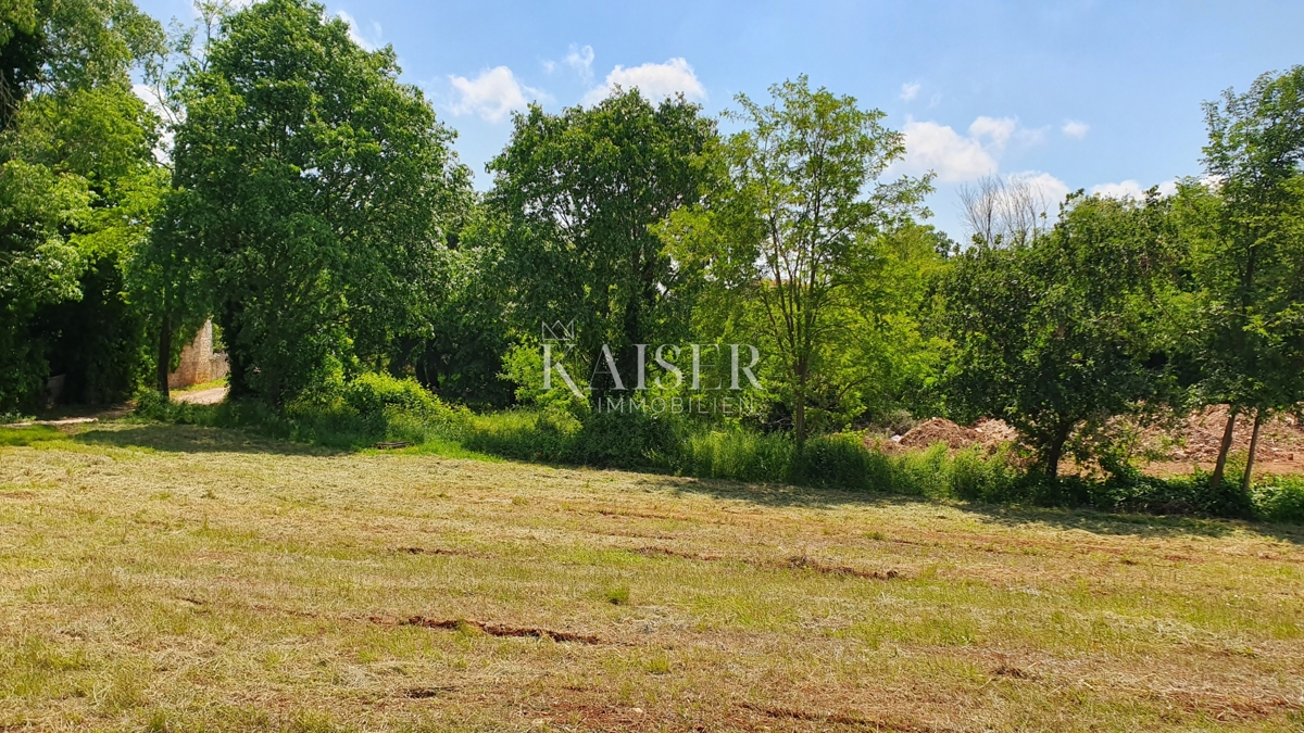 Istra - Kaštelir, gradbeno zemljišče s komunalno opremo 1550m2