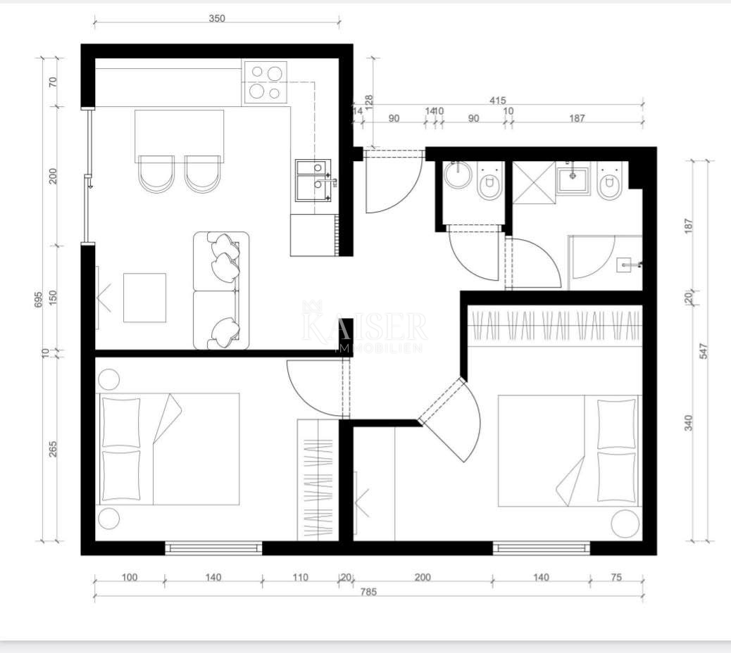 Stanovanje Pag, 65m2