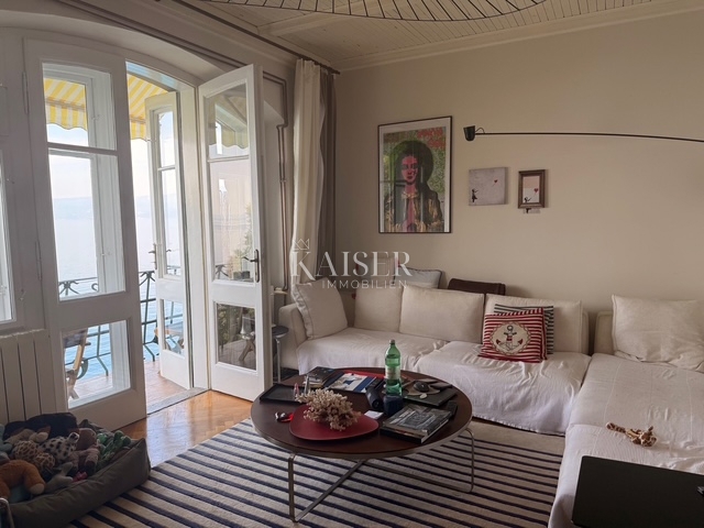 Reka, Pećine - Apartma prva vrsta ob morju in garsonjera v kleti