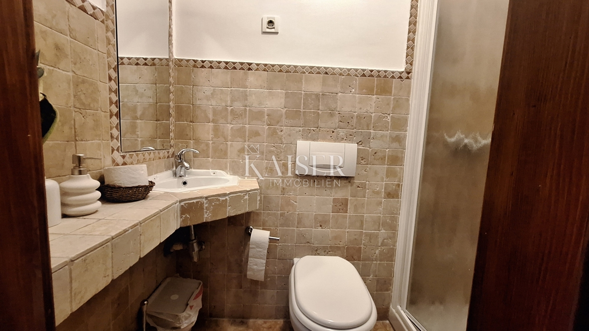 Opatija, Veprinac, družinska hiša z bazenom, pogled na Kvarner