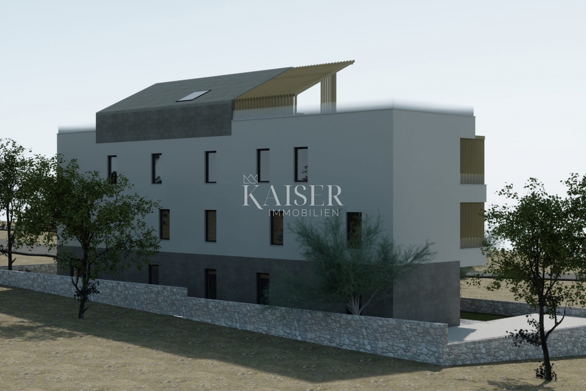 Pag, Povljana - Apartma S1 v novogradnji 49,9 m2, blizu plaže