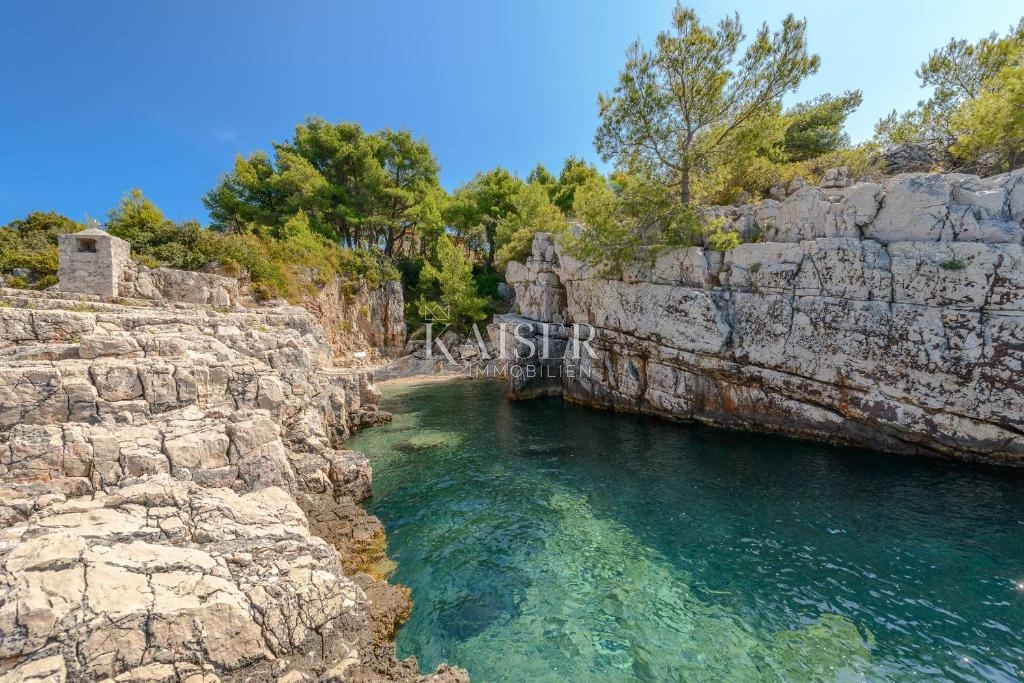 Split, Drvenik - Luksuzna kamnita vila, 8700 m2, prva vrsta do morja