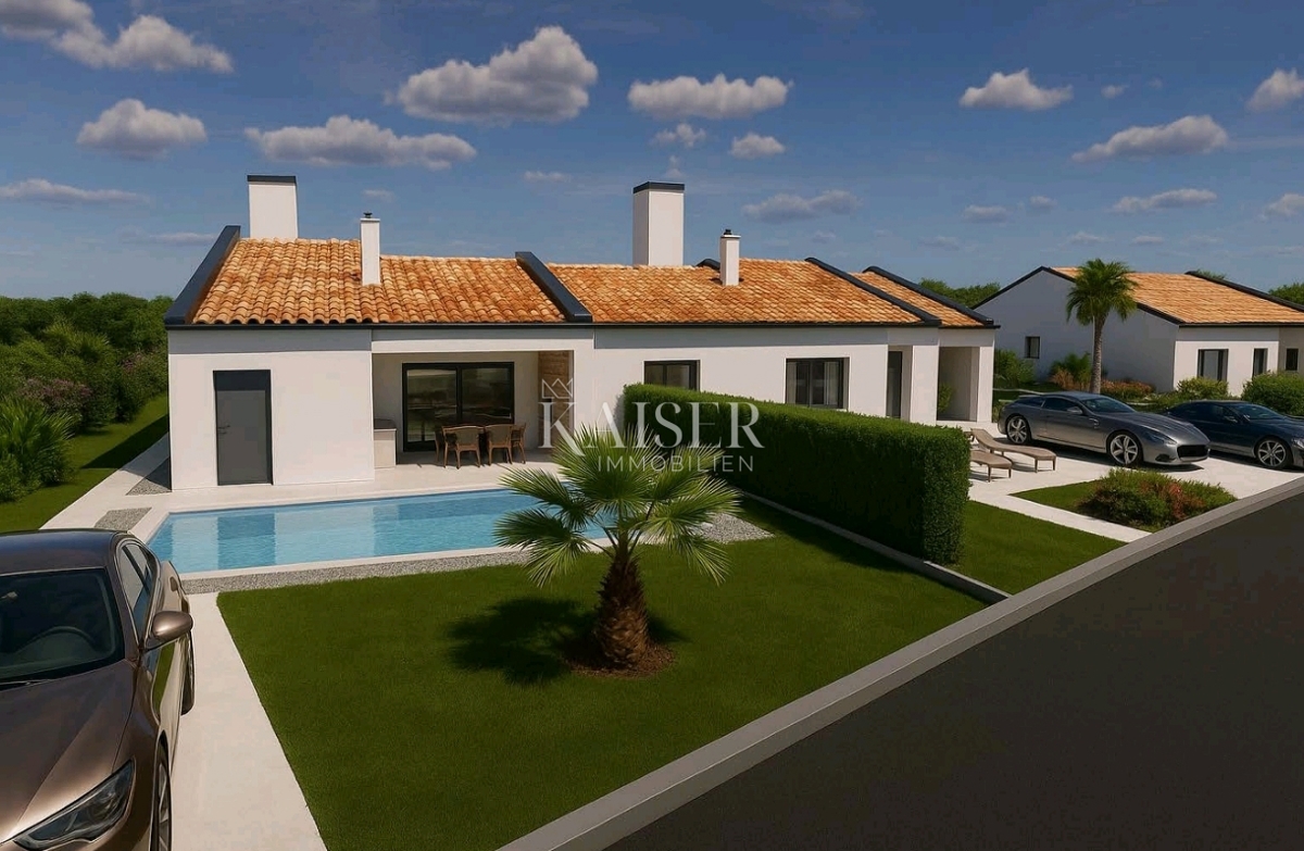 Istra, Kaštelir - moderna hiša dvojček 