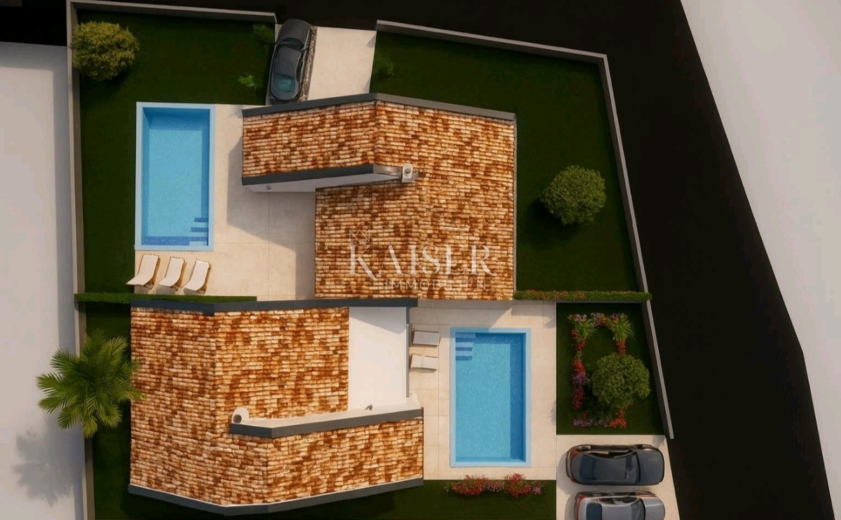 Istra, Kaštelir - moderna hiša dvojček 