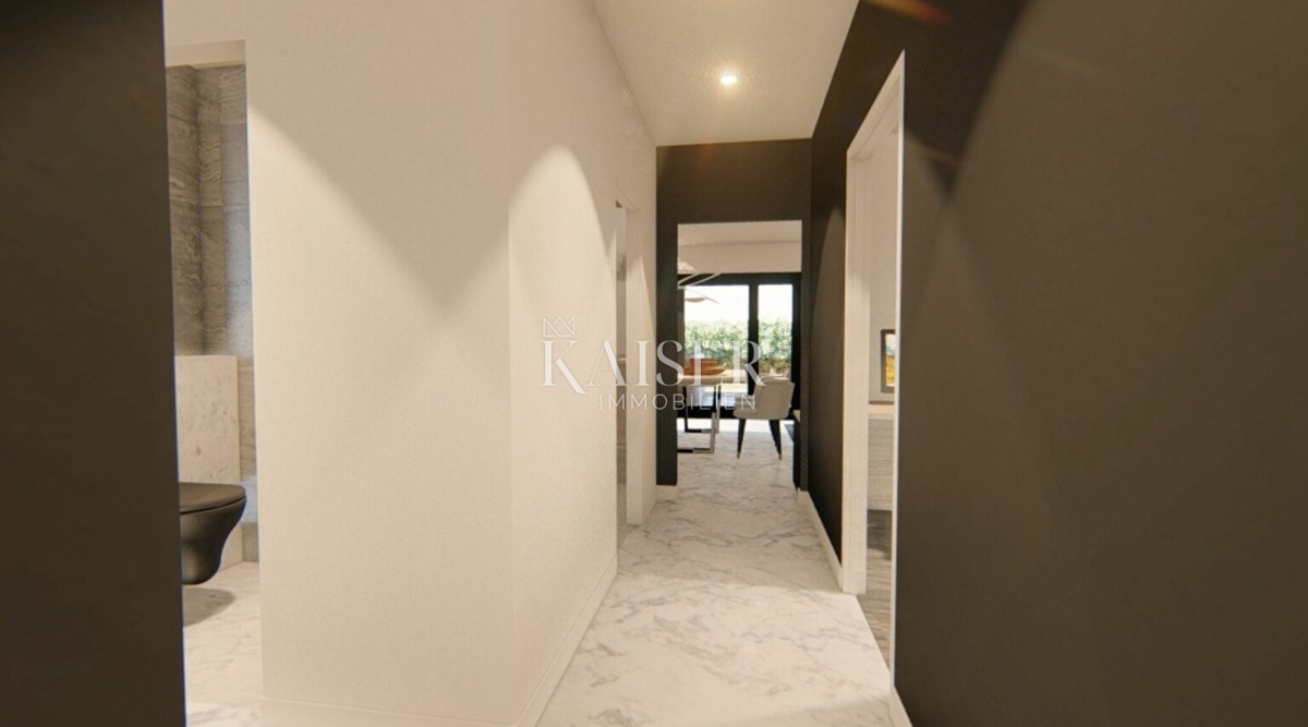 Zadar, Diklo - Luksuzno opremljen penthouse (103m2) 70 m od plaže