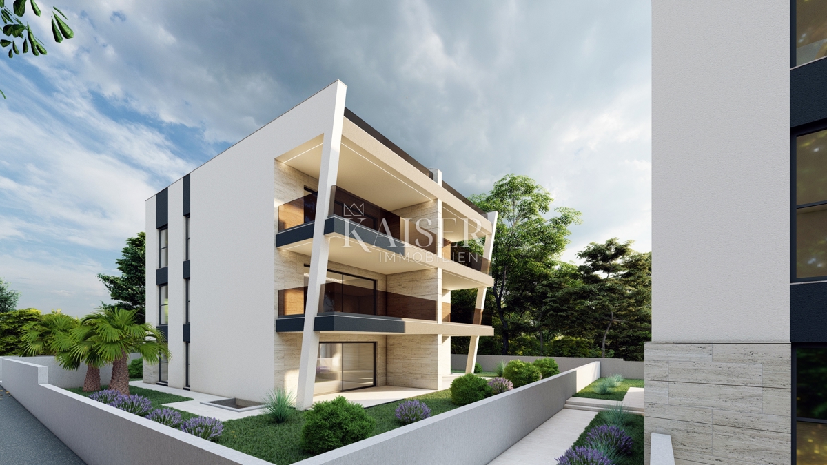 Zadar, Diklo - Luksuzno opremljen penthouse (103m2) 70 m od plaže