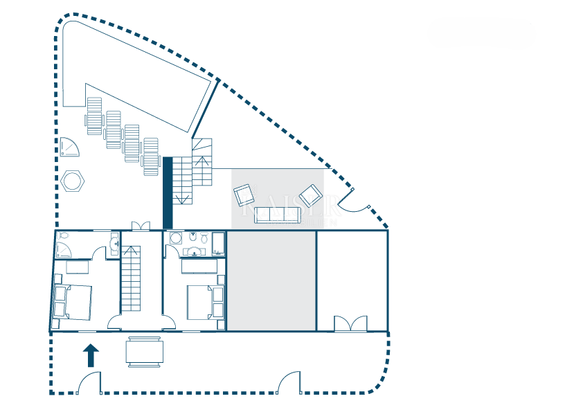 Istra, območje Rovinja - očarljiva kamnita hiša 170m2 z bazenom