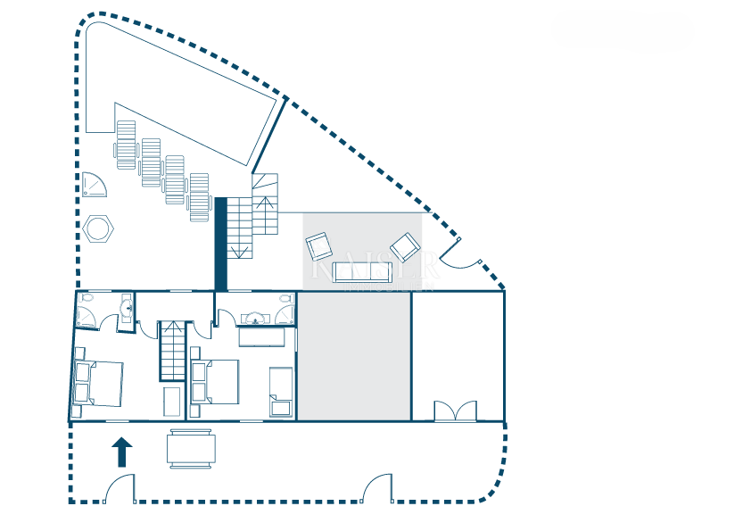 Istra, območje Rovinja - očarljiva kamnita hiša 170m2 z bazenom