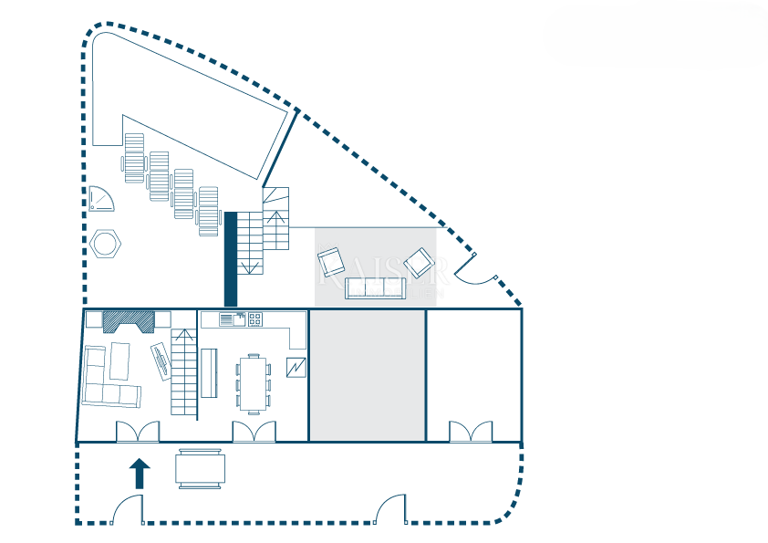 Istra, območje Rovinja - očarljiva kamnita hiša 170m2 z bazenom