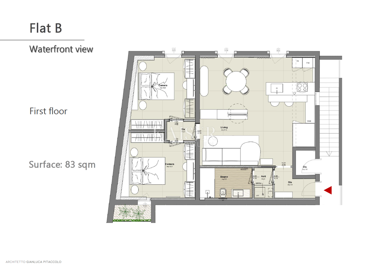 Stanovanje Novigrad, 152m2
