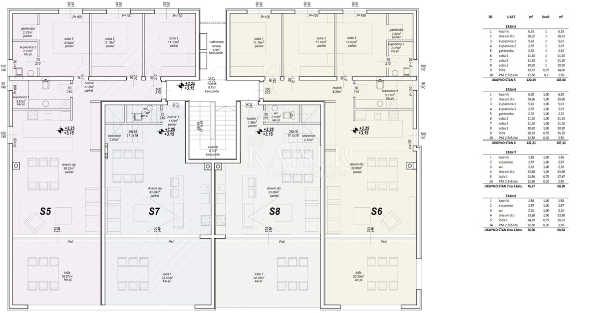 Stanovanje Privlaka, 105,60m2