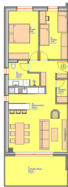 Istra, Umag, okolica - stanovanje v novogradnji, 90m2, 300m od morja, pritličje