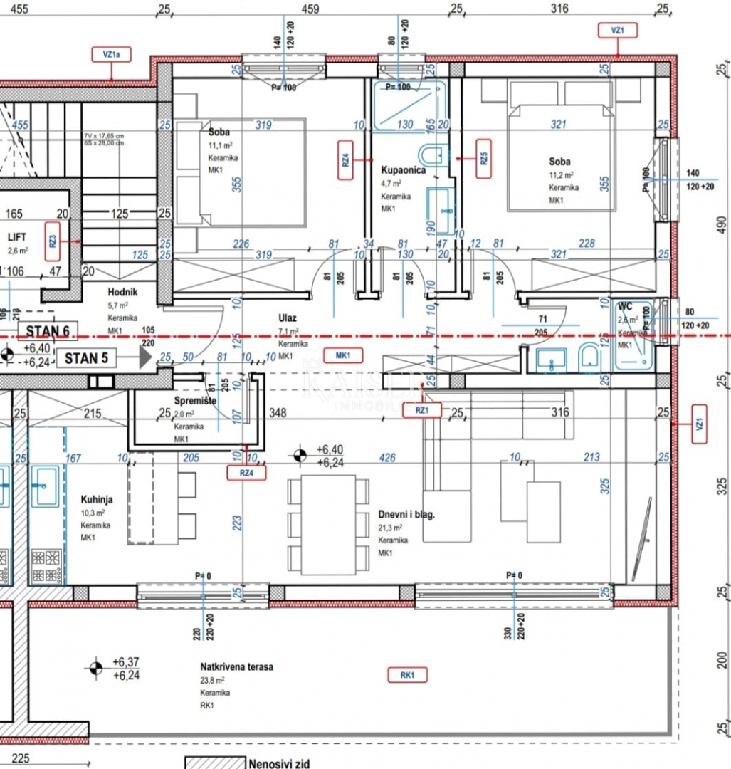 Istra. Poreč - apartma s pogledom na morje