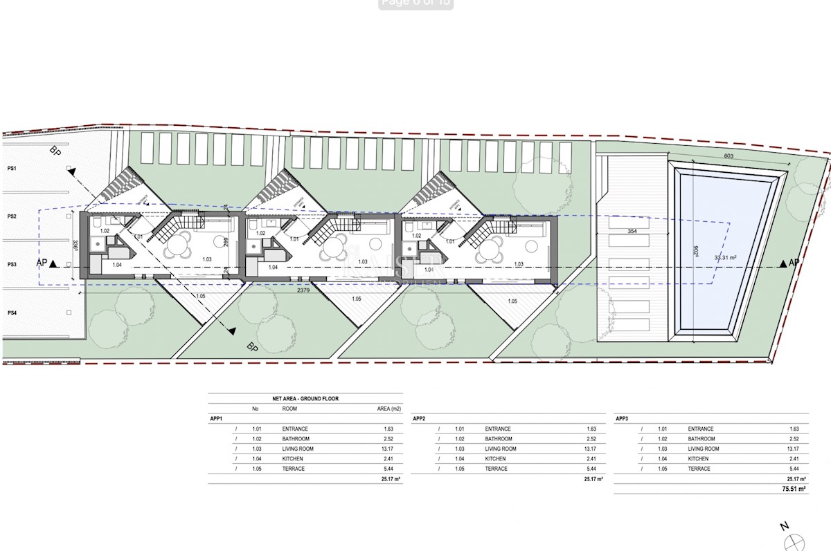 Rabac - gradbeno zemljišče s pogledom na morje, 500 m2