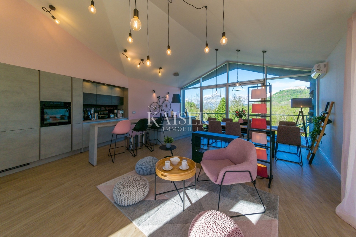 Istra - Motovun, Vila s čudovitim pogledom na Motovun