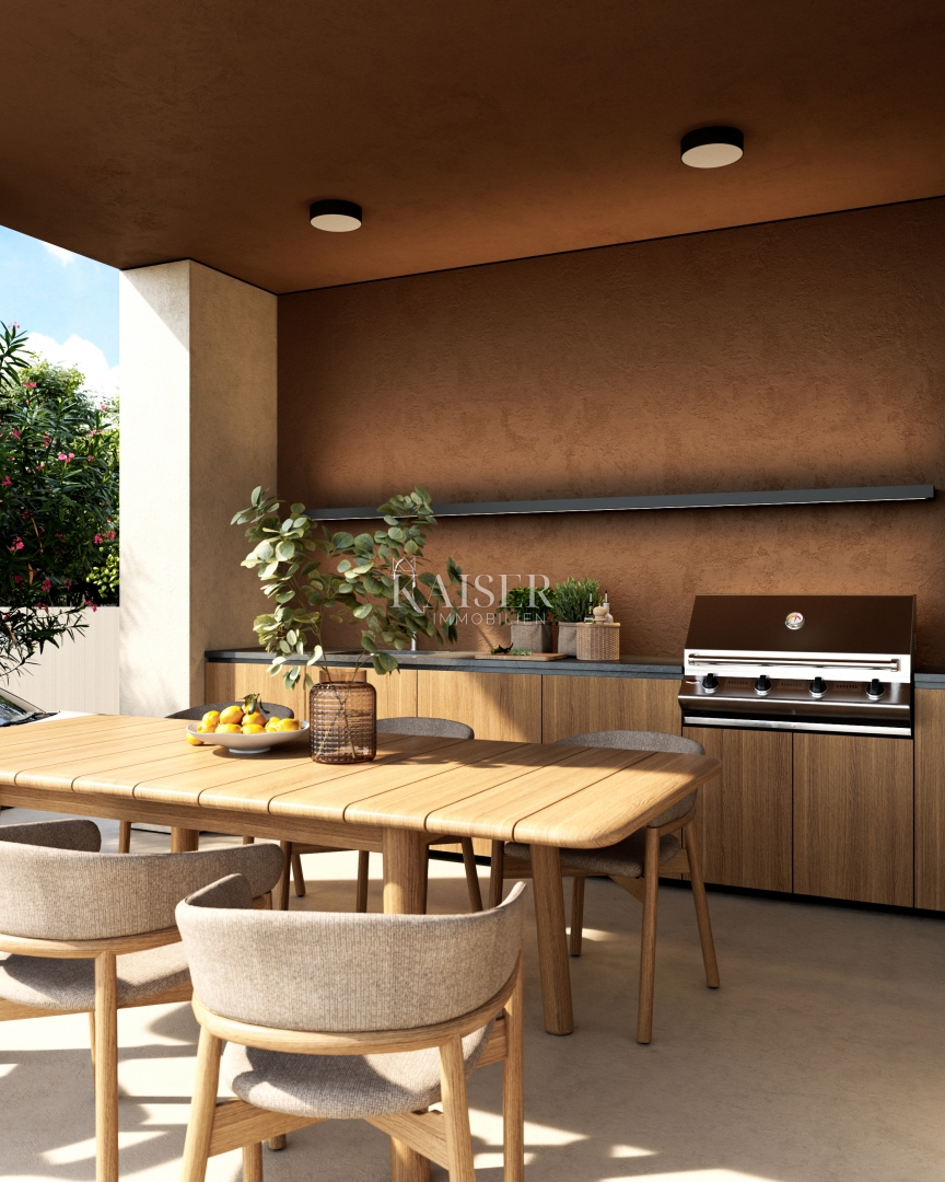 Istra, Labin - Trget - novogradnja z bazenom, 181 m2