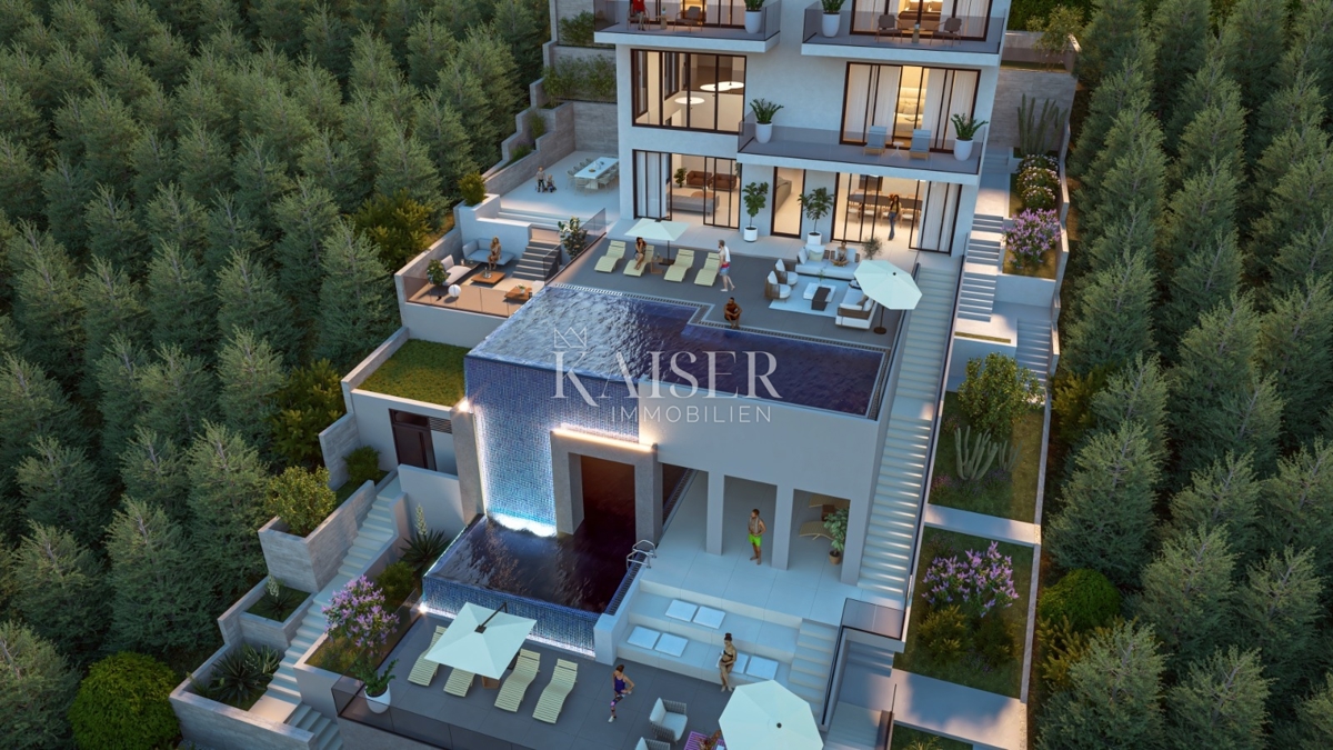 Opatija, Veprinac – Zemljišče s fenomenalnim razgledom in dovoljenjem za luksuzno vilo