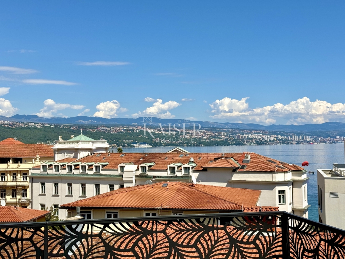 Opatija - Luksuzno stanovanje v novogradnji s pogledom na morje in garažo