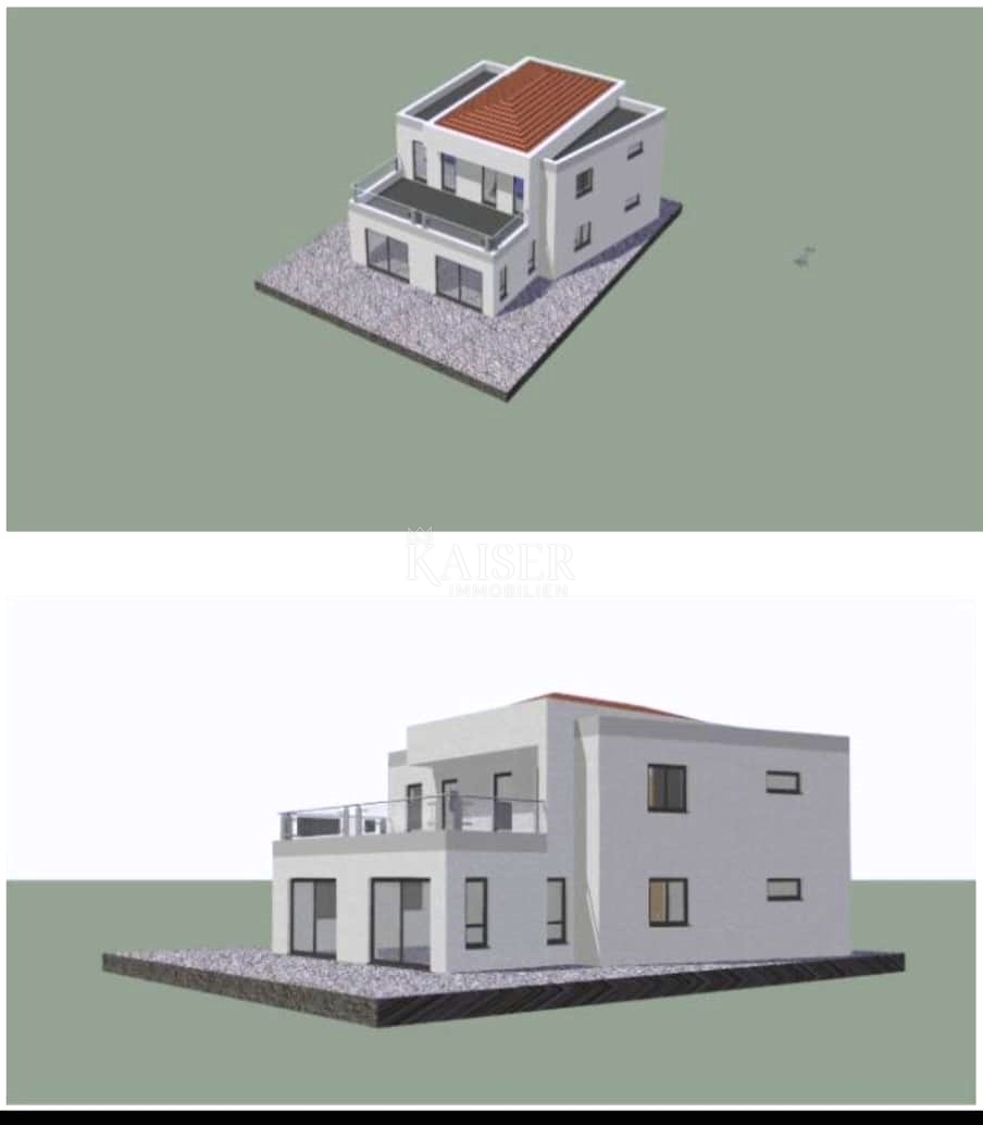 Istra, Pula - gradbeno zemljišče 540m2 s projektom na mirni lokaciji