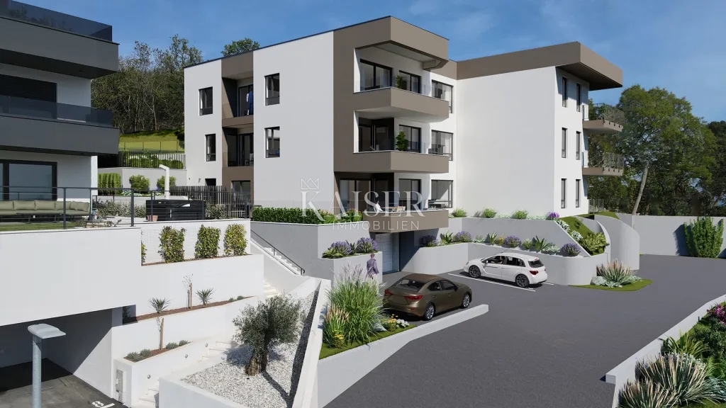 Rijeka, Bivio – Apartma (1) z 2 spalnicama, teraso in vrtom 100 m od morja