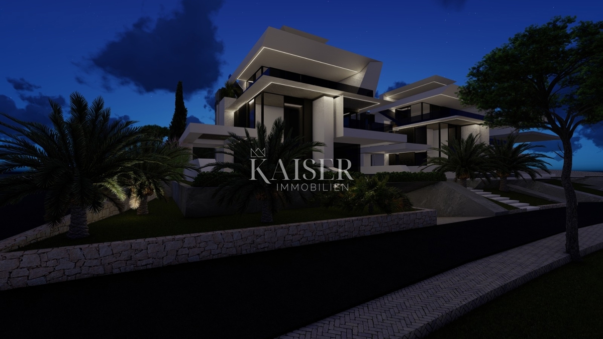 Krk, Njivice - penthouse, 131m2, novogradnja