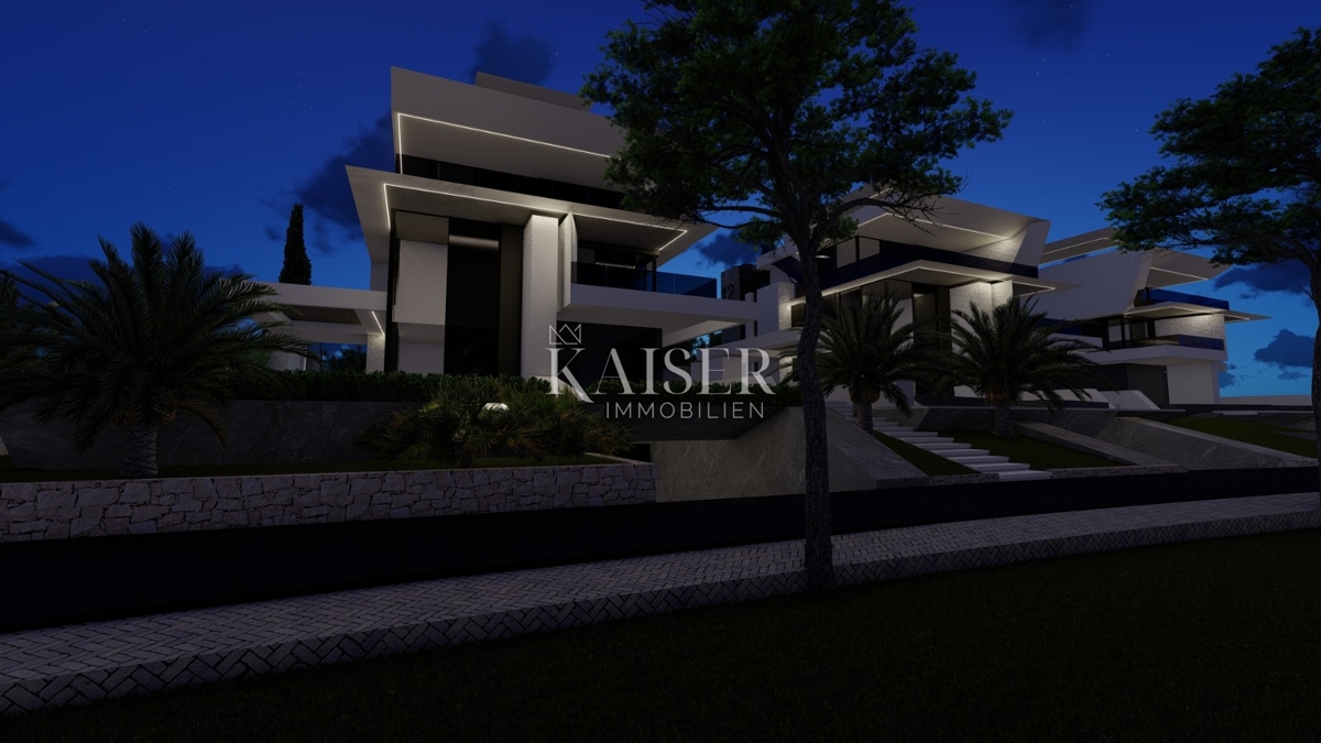 Krk, Njivice - penthouse, 131m2, novogradnja