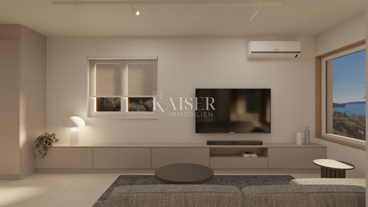 Istra, Medulin - luksuzno stanovanje 82m2 s panoramskim pogledom na morje 