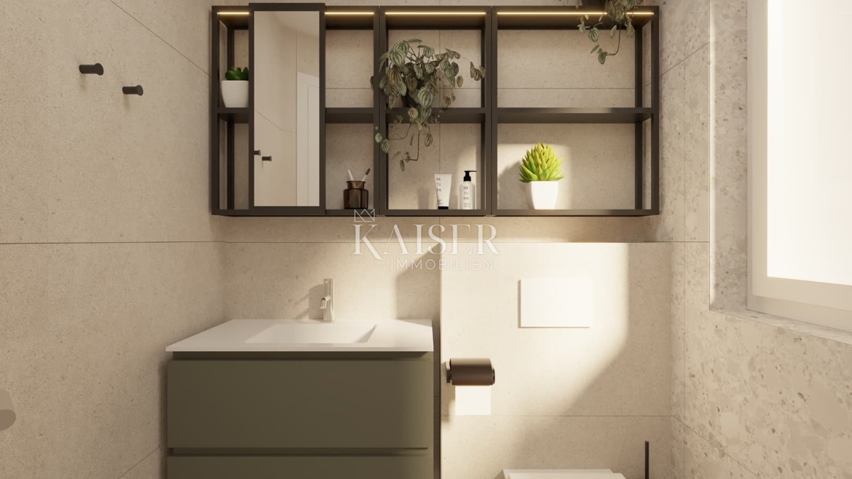 Istra, Medulin - luksuzno stanovanje 82m2 s panoramskim pogledom na morje 