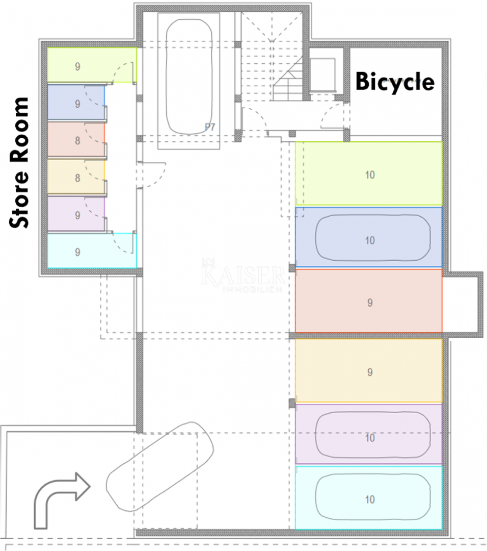 Luksuzno opremljeno 3-sobno stanovanje S2 z velikim zasebnim vrtom velikosti 160 m² - 70 m od morja
