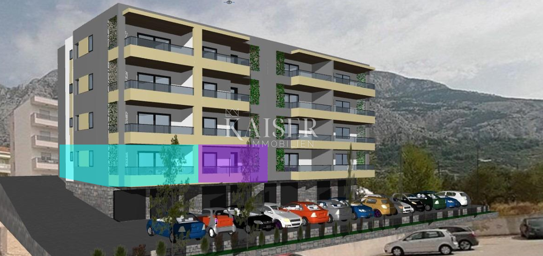 Makarska - Moderno dvosobno stanovanje z ložo v novogradnji