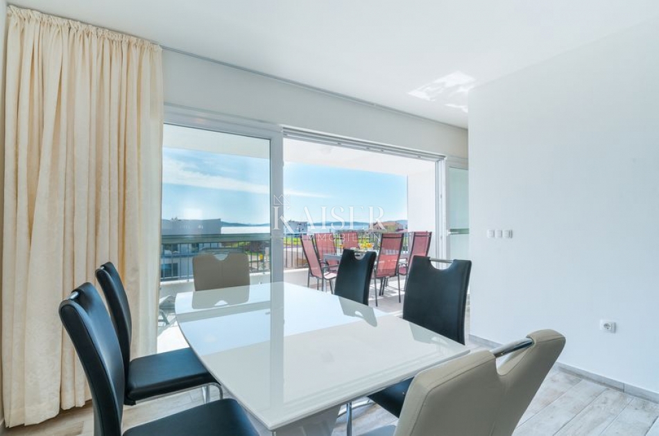 Sukošan, Zadar - Moderno dvosobno stanovanje z ložo in pogledom na morje