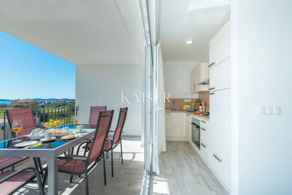 Sukošan, Zadar - Moderno dvosobno stanovanje z ložo in pogledom na morje