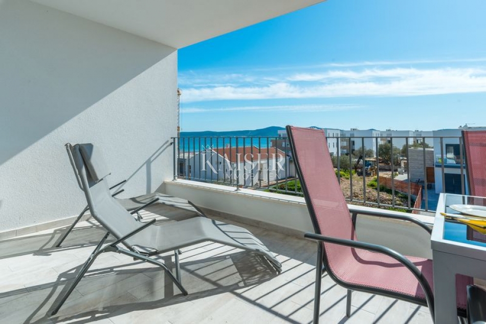 Sukošan, Zadar - Moderno dvosobno stanovanje z ložo in pogledom na morje