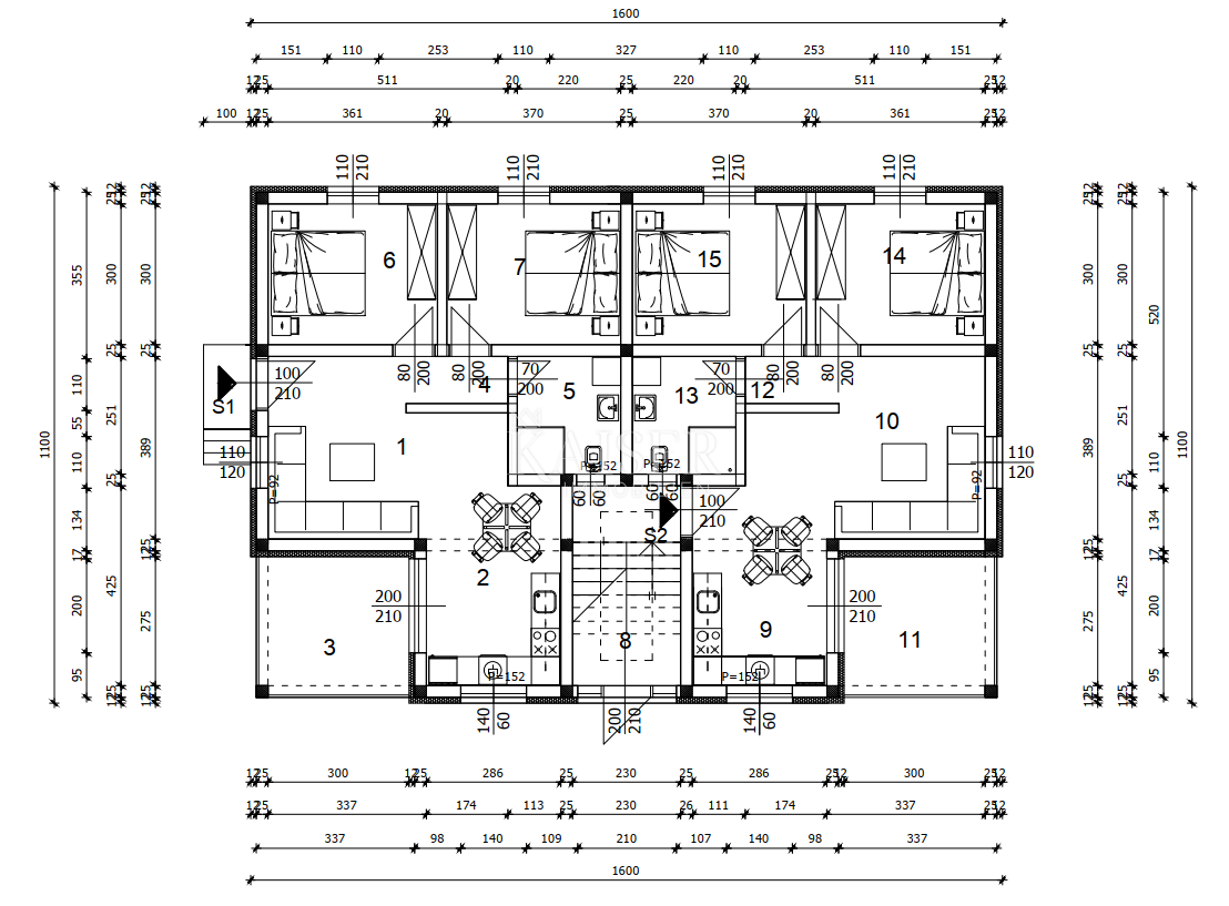  Zazidljivo zemljišče Sabunike, Privlaka, 690m2