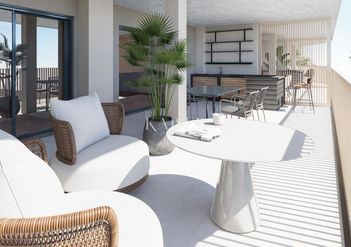 Umag, Istra, premium apartma ob promenadi