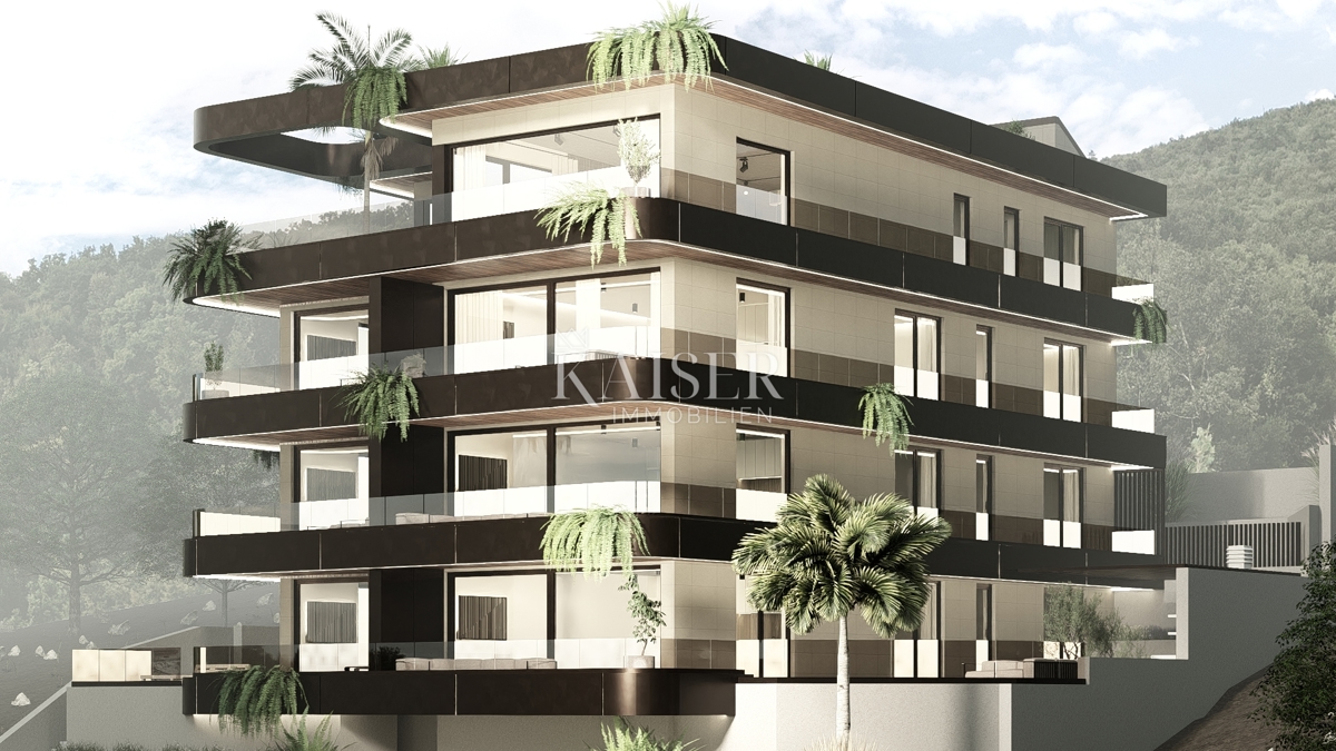 Opatija - Ičići, butični apartma z odprtim pogledom na morje