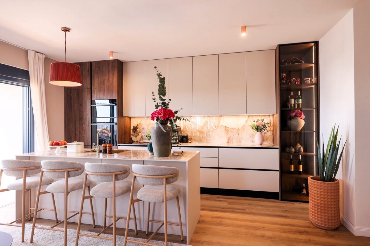 Zadar - Višnjik, luksuzno stanovanje 106 m2, pogled na morje