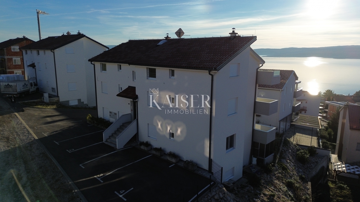 Crikvenica - apartma v novi stavbi s čudovitim pogledom na morje