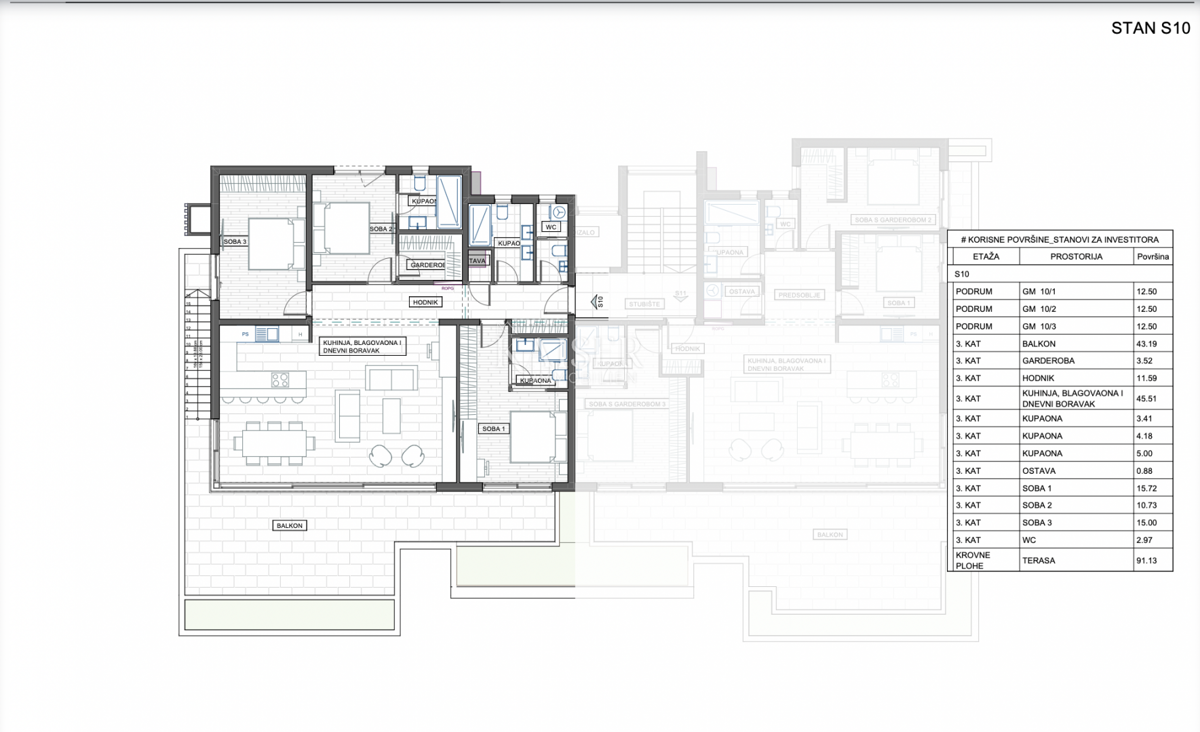Rijeka-Trsat, luksuzen penthouse v novogradnji